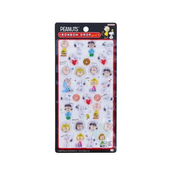 SNOOPY スヌーピー A ボンボンドロップシール PEANUTS ドロップ