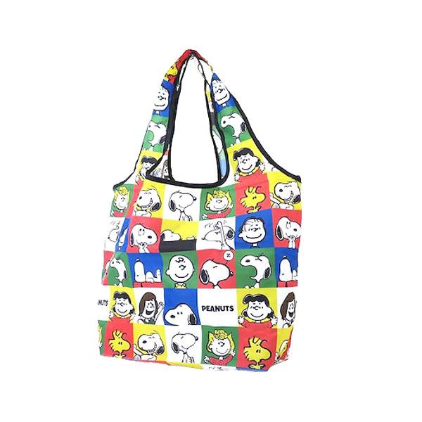 エコバッグ ピーナッツ ブロック スヌーピー お買い物バッグ マチ付き折りたたみバッグ スヌーピーバック キャラクターグッズ お買い物 お出かけ Snap2942 Snap2942 Rose Cat 通販 Yahoo ショッピング