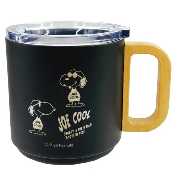 SNOOPY（スヌーピー） 蓋つきステンレスマグ ステンレス製タンブラー
