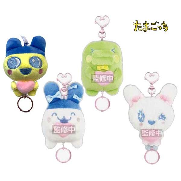 たまごっち　まめっちカラビナ　2個セット BANDAI（バンダイ） たまごっち リール付きマスコット カラビナ付き