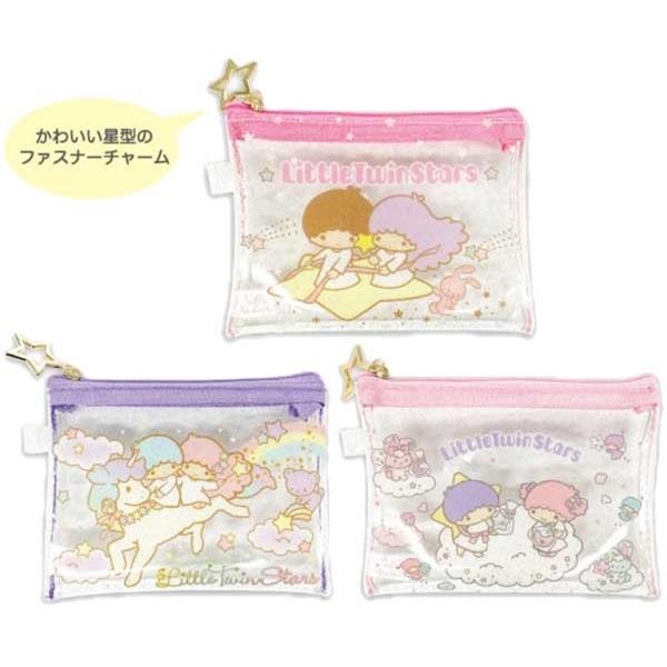 sanrio（サンリオ） リトルツインスターズ ミニクリアポーチ フラット