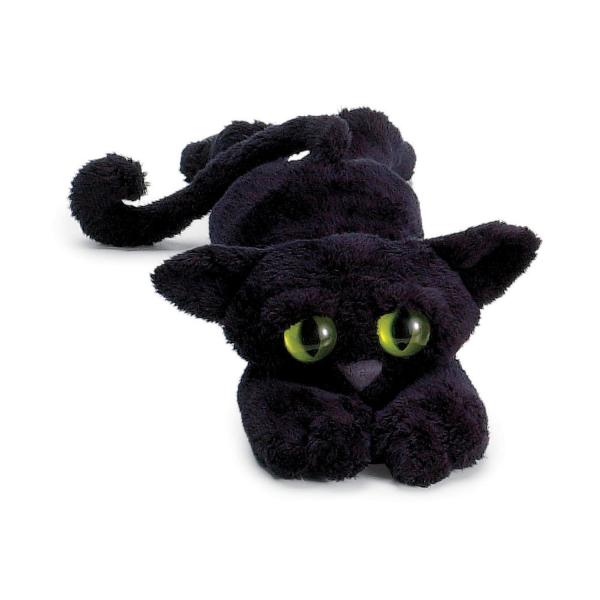 黒猫のぬいぐるみ 紫色の耳と目 黒猫ぬいぐるみ トリオ - UMIKAZE from KOBE | minne byGMO