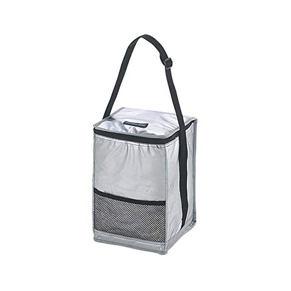 【商品概要】製品サイズ(約): 幅21.5×奥行21.5×高さ29.5cm本体容量(約): 10L重量(約): 0.32kg材質: 本体:表地=アルミ蒸着シート、裏地=EVA(ホワイト)、断熱材=ポリエチレンフォーム(6mm厚)、中敷=ポリ...