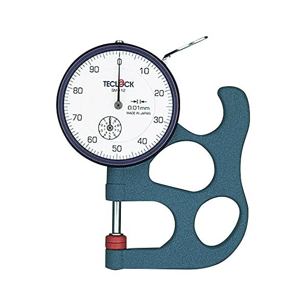 【商品概要】原産国:日本特長1:最も標準的なシックネスガージ特長2:セラミック製測定子、アンビルは耐摩耗性に優れる【商品説明】【商品詳細】ブランド：テクロック商品種別：産業・研究開発用品商品名：テクロック シックネスゲージ SM112(測定...