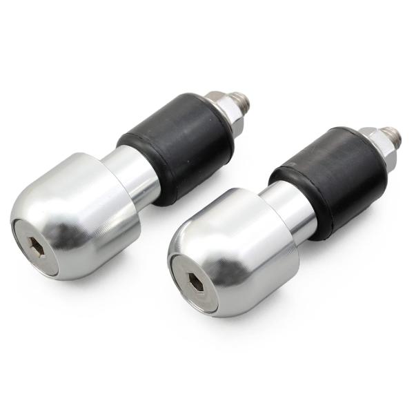 【商品概要】【用途】バイク用 ハンドルバーエンド【仕様1】汎用タイプ:ハンドル内径Φ14-19mm用【仕様2】バイクのジャンルを問わず合わせやすいシンプルなラウンドデザイン【仕様3】装着時全長:19mm、外径:Φ22、左右セット【注意】ホン...