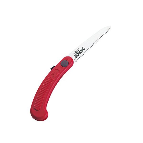 【商品概要】刃長: 90mm材質;刃:高炭素刃物鋼ピッチ: 3.0mm切り幅: 0.7mm【商品説明】説明特長 ポケットサイズでシャ―プな切れ味。刃長90mmのコンパクト鋸。 全長(mm)/刃長(mm)/質量(g) 130(折込時)、220...