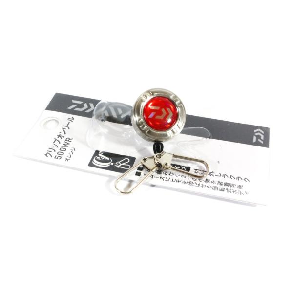 【商品概要】ピンオンリール 500WR●ヒモ同士がからまずに2つの小物を取付可能なダブルスナップ付●ヒモの長さ約50cm●スムーズにヒモを伸ばせる360度回転式ボディ【商品説明】【商品詳細】ブランド：ダイワ(DAIWA)商品種別：スポーツ＆...