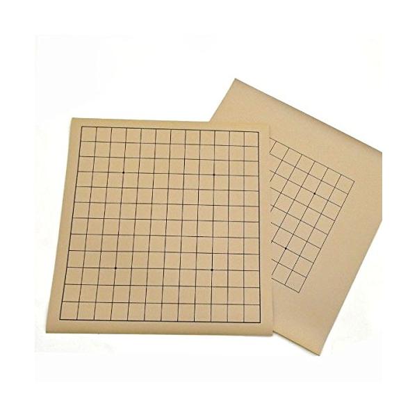 【商品概要】材質：塩化ビニール　　サイズ：290×315mm　　表面13路碁盤裏面９路碁盤囲碁入門時に使用するには手頃な９・13路碁盤です。囲碁教室などでもいかがですか？画像は2枚ですが、１面で裏表の両用です。【商品説明】囲碁入門時に使用す...