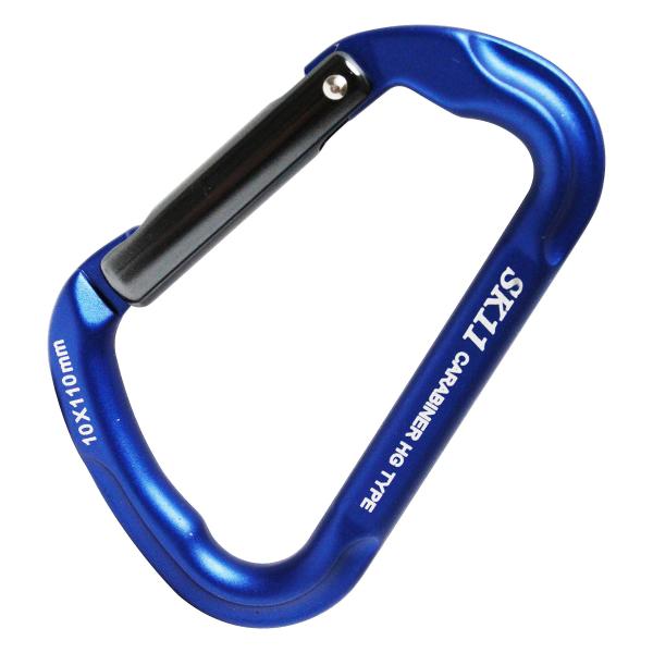 【商品概要】用途:簡易工具つりさげ特徴:アルミ鍛造製で軽量、高強度、高品質のカラビナサイズ:10×110mm色:ブルー材質:アルミ二ウム【商品説明】【商品詳細】ブランド：SK11(エスケー11)商品種別：DIY・工具・ガーデン商品名：SK1...