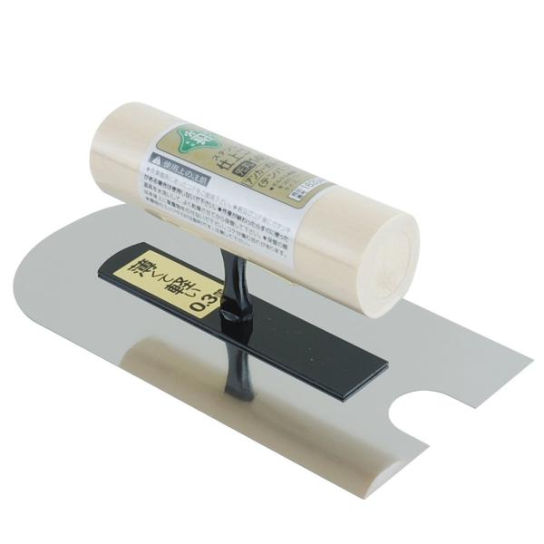 【商品概要】用途:建物の基礎上部の仕上作業特徴:背金が取れないハードトランダム接着サイズ:148mm板厚:0.3mm材質:(コテ板)ステンレス、(柄)木【商品説明】【商品詳細】ブランド：緑長(Midorikanechou)商品種別：DIY・...