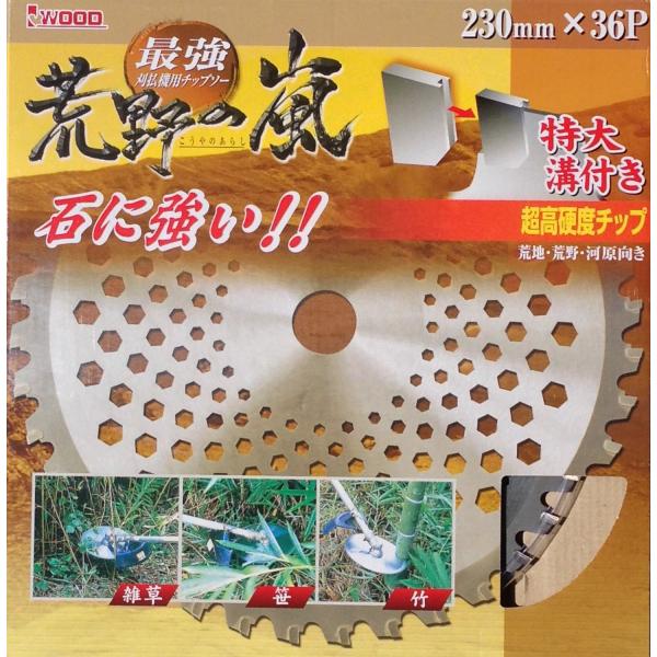 【商品概要】サイズ:230×36p製造国:日本仕様:雑草・笹・竹【商品説明】説明【雑草・笹・竹・雑木に】超硬硬度チップなので耐久性抜群!チップの側面研磨を木工用にしているので刈れ具合が抜群!軽量タイプで作業が楽々!【商品詳細】ブランド：アイ...