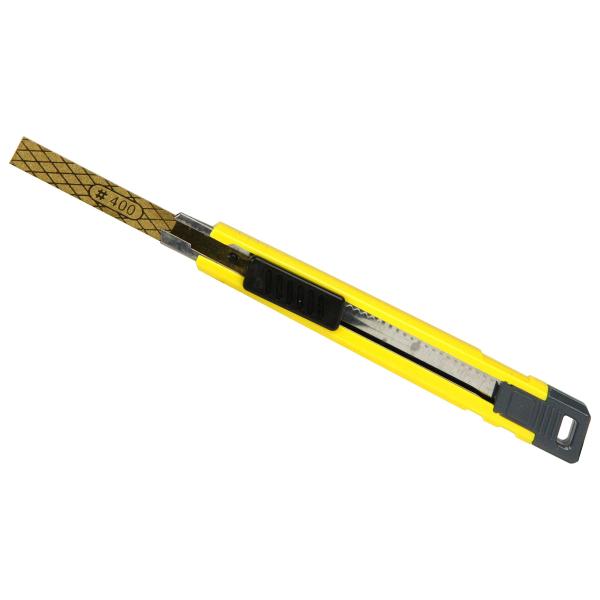 【商品概要】用途:焼入鋼・セラミック・超硬チップ・ガラス・陶器・などの研磨ならびに修正特徴:携帯・収納に便利なオートロック式スライドホルダー粒度:400相当ヤスリ基材:炭素鋼研磨材:ダイヤモンドパウダー【商品説明】【商品詳細】ブランド：SK...