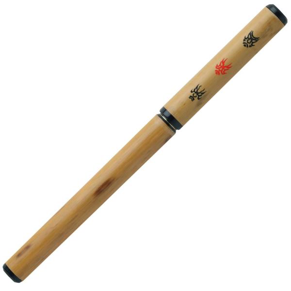 【商品概要】【特徴】全60種類の模様から選べる天然竹の文様が美しいこだわりの筆ペン。【仕様】カートリッジインク2本付属【パッケージサイズ】 W45×H212×D20mm【本体サイズ】12経×172mm【材質】筆素地:天然竹 / インク:水性...