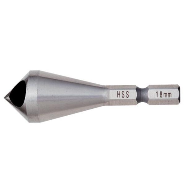 【商品概要】サイズ:全長60.5×外径18mm重量:33g材質:高速度鋼(HSS)使用範囲:8~18mmシャンク径:6.35mm用途:鉄・アルミニウム・真鍮・銅・アルミ・合板等に【商品説明】【商品詳細】ブランド：新潟精機(Niigatase...