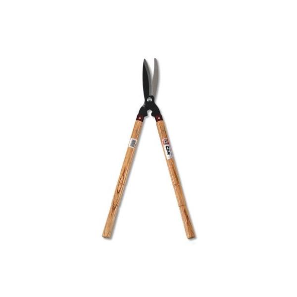 【商品概要】サイズ:全長640mm重量:850g製造国:日本【商品説明】説明木柄付強力型刈込鋏です。 全長640mm刃長160mm【商品詳細】ブランド：岸本農工具製作所商品名：【Kamaki】15 強力型兼用刈込鋏 160mm製造元：岸本農...