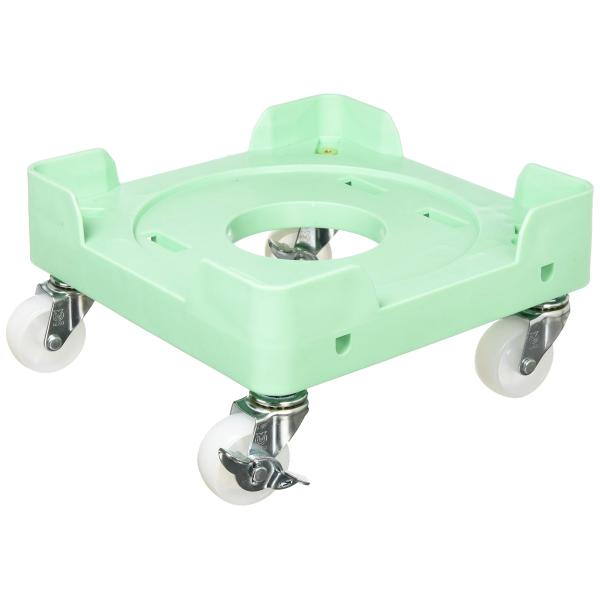 【商品概要】用途：一斗缶・丸缶用台車サイズ：φ260（240)X260（240）XH35（105）mm、φ275（内寸）キャスター：φ50 鉄・ナイロン（自在車4ケ、ストッパー付2ケ）【商品説明】【商品詳細】ブランド：大一産業(Daiich...