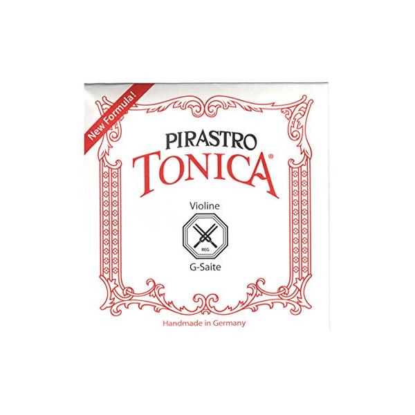 Tonica トニカ ヴァイオリン弦 G線 ナイロン 3/4-1/2 シルヴァー