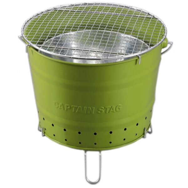 【商品概要】原産国:中国製品サイズ:(約)組立時/外径270×高さ230mm、収納時/外径270×高さ180mm、網/外径270製品重量:(約)1.2kg材質:本体/鉄(メラミン樹脂塗装)、バーベキュー網・ハンドル・スタンド(本体用・目皿用...