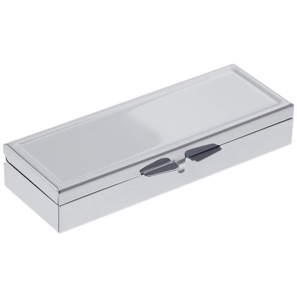 【商品概要】本体サイズ: W86×H34mm素材: 金属ケース: 鉄製/インナーケース: ABS樹脂入数: 1個入生産国: 中国仕切り: 3つ【商品説明】【商品詳細】ブランド：日本紐釦貿易(Nippon Chuko)商品種別：ピルオーガナイ...