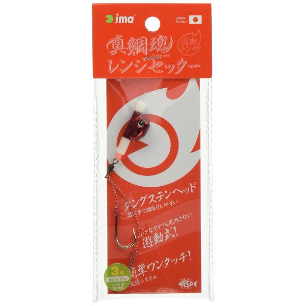 【商品概要】重量:11gフック:ハヤブサ(針)12/10号【商品説明】【商品詳細】ブランド：アムズデザイン(ima)商品種別：スポーツ＆アウトドア商品名：アムズデザイン(ima) 真鯛魂 レンジセッター 3号 すけすけレッド #MR3-00...