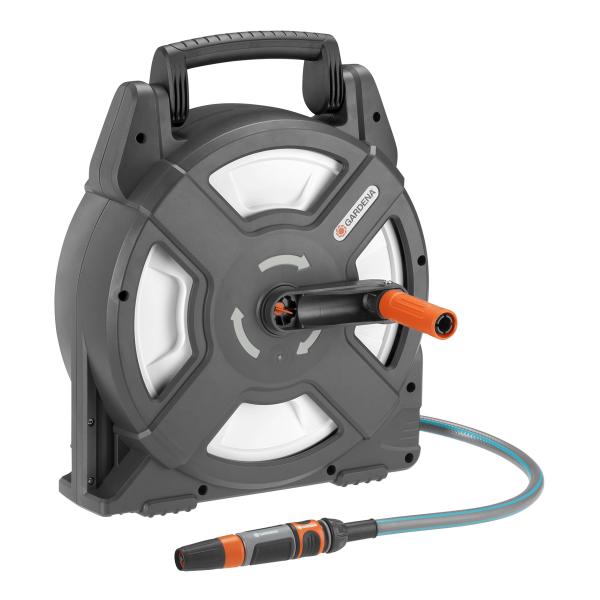 【商品概要】ホース長さ: 11.5m (10m + 1.5m 連結用ホースセット)軽量でコンパクト:取手付き、持ち運び可能。キャンプやその他のアウトドアのアクティビティに最適。使いやすさ:ホースの巻取りと引き出し動作が簡単。ホースのからみが...