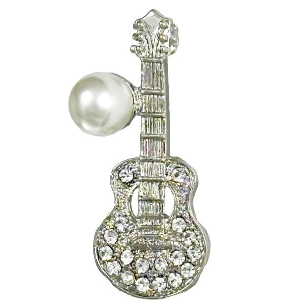 【商品概要】ギターをモチーフにしたブローチ【商品説明】【商品詳細】ブランド：Rapport(ラポール)商品種別：ブローチ商品名：[ラポール] Rapport ブローチ ギター 113416製造元：Rapport(ラポール)商品番号：1134...