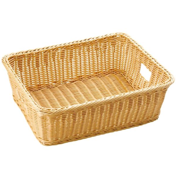 【商品概要】サイズ:45×35×15cm【商品説明】【商品詳細】ブランド：萬洋(Manyo)商品種別：ホーム＆キッチン商品名：萬洋 樹脂脱衣かご手付 アイボリー 中 91-158M製造元：萬洋(Manyo)商品番号：91-158M商品内容：...