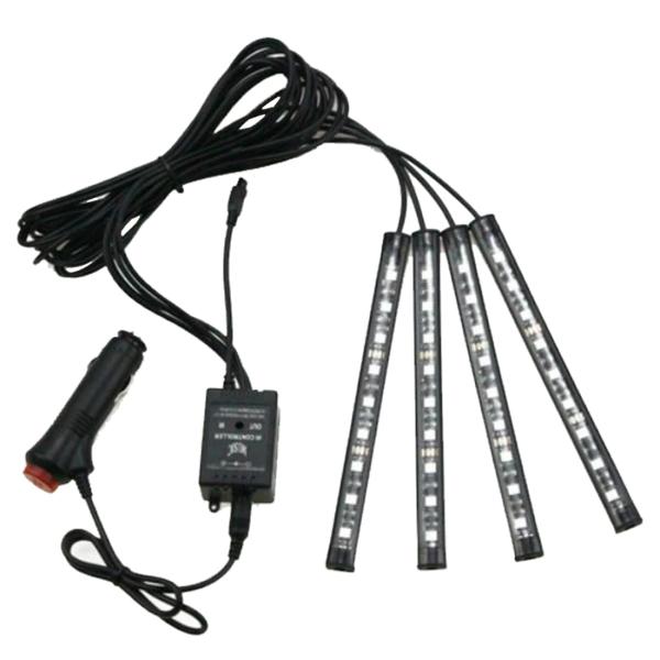 【商品概要】車内装飾オススメ：フルカラー車内装飾用 全7色に切替可能 36 LEDライトです. 調光調色ができます。DC12V車用：SMDタイプ :5050;SMD 個数：9個;表面防水処理;LED配線サイズ：約2 x 138.5cm + ...