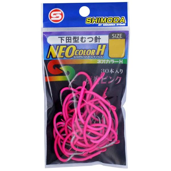 【商品概要】入数:30本サイズ:22号オススメ対象魚:ムツ、キンメ、オニカサゴ、アコウ、ベニアコウ等【商品説明】【商品詳細】ブランド：下田漁具商品種別：スポーツ＆アウトドア商品名：下田漁具 HP 下田型むつ針 ネオカラーH 22号 30本入...