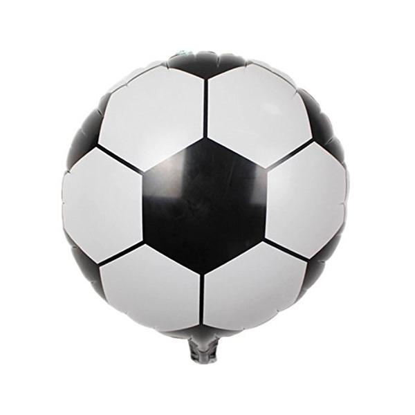 【商品概要】サッカーボール型アルミバルーン♪♪サッカー好きな方にオススメのバルーン。誕生日の飾り付け、パーティーやイベントに大活躍!!存在感たっぷりサイズです♪【サイズ】約４５cm×４５cm 【セット内容】サッカーボール型バルーン2枚※海外...