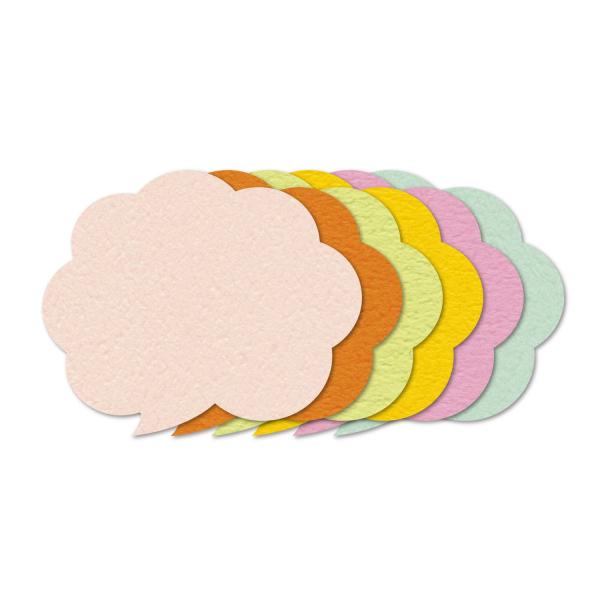 【商品概要】【カードのサイズ】縦73mm×横88mm【カラー内容】オレンジ・イエロー・ピンク・ピーチ・ライム・ブルー【入数】6色各2枚×5パック(10枚×6色)【材質】特殊紙210ｇ/m2フキダシ【商品説明】【商品詳細】ブランド：ササガワ(...