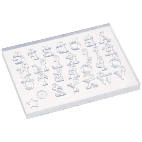 【商品概要】サイズ:60×80×7mm重量:約33g素材・材質:シリコンゴム原産国:日本【商品説明】【商品詳細】ブランド：ART CLAY商品種別：ホビー商品名：相田化学工業 モールド アルファベットモールド ベーシック F-1806 透明...