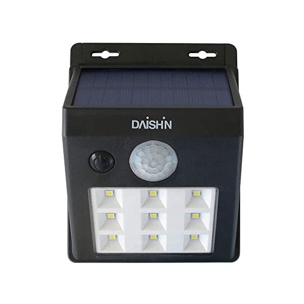 【商品概要】用途：夜間の照明や防犯対策等に光源：LEDx9個(約120ルーメン相当)電源：リチウムイオン充電池1,500mAhセンサー探知角度：最大約120度点灯時間設定：約20秒固定センサー探知方法：赤外線探知方式センサー探知距離：最大約...