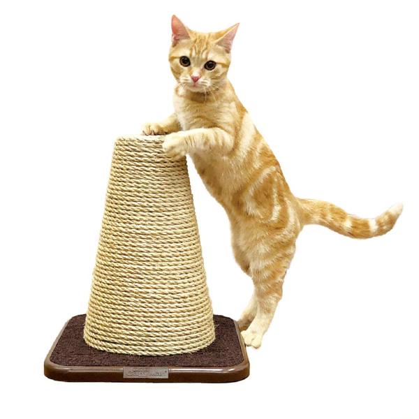 【商品概要】本体サイズ(幅X奥行X高さ):30×30×36cm本体重量:1.25kg素材:ポリエチレン、ジュート、ポリエステル原産国:ベトナム用途:爪とぎ(猫用)毛羽立ちにくく、耐久性のあるジュート縄。【商品説明】【商品詳細】ブランド：キャ...