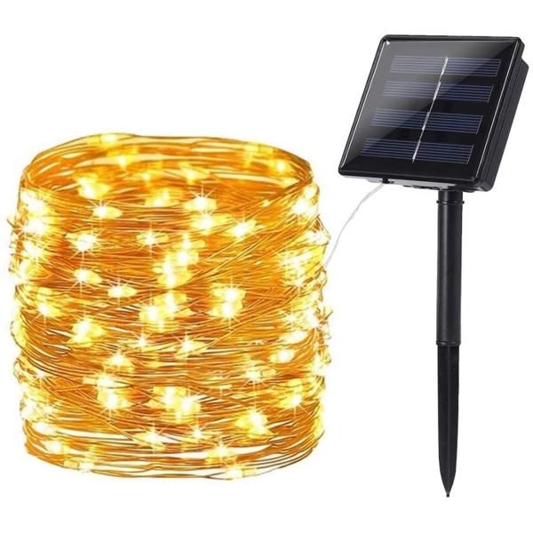 【商品概要】?本品（200電球20ｍ）は当社100電球10ｍの方の箱は同じで、箱に書いてある仕様は違う場合がありますので、予めご了承のほどよろしくお願い申し上げます。【ソーラー給電＆エコ・安全 】ソーラー式なので電気代ゼロ！暗くなったら自動...