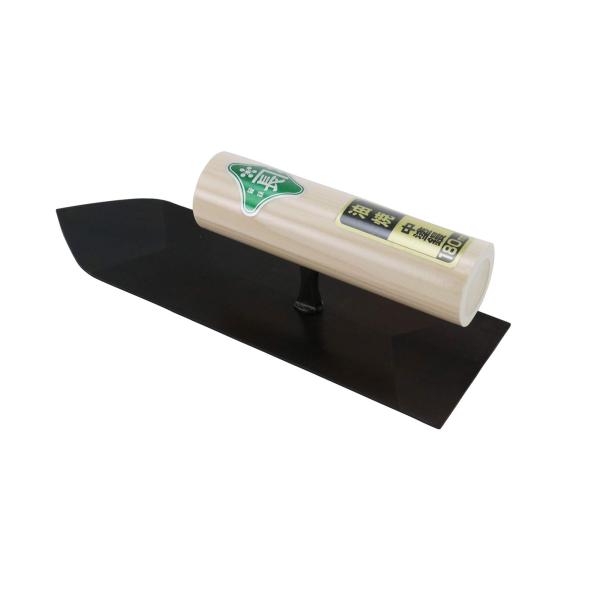 【商品概要】用途:モルタル等の塗りつけ、壁塗りなどの中塗り作業用仕様:油焼き加工処理サイズ:180mm板厚:1.2mm材質:鏝刃部/鉄材、柄部/木【商品説明】【商品詳細】ブランド：ミドリチョウ(Midorityou)商品種別：DIY・工具・...