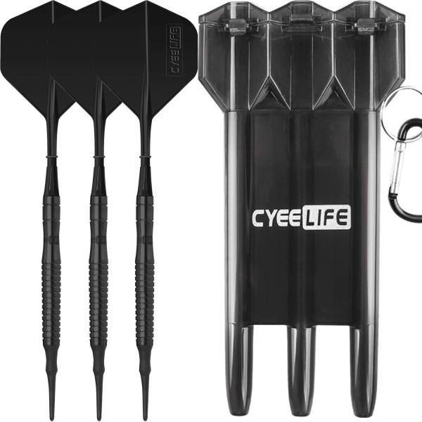 CyeeLife 90% 18g タングステンの専門ダーツ+ダーツケース+