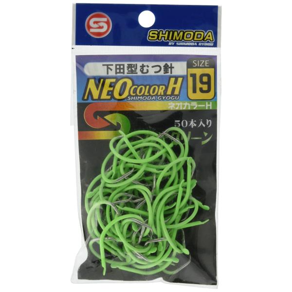 【商品概要】入数:50本サイズ:19号オススメ対象魚:ムツ、キンメ、オニカサゴ、アコウ、ベニアコウ等【商品説明】【商品詳細】ブランド：下田漁具商品種別：スポーツ＆アウトドア商品名：下田漁具 HP 下田型むつ針 ネオカラーH 19号 50本入...
