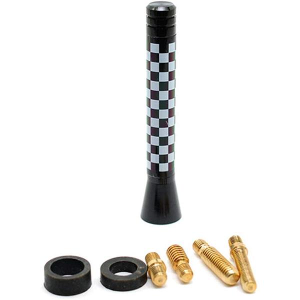 【商品概要】ミニクーパー（BMW MINI）に超おススメ！MINI適合のヘリカルショートアンテナです。ユニオンジャックの可愛らしいデザインでMINIのボディをドレスアップします素材：カーボンファイバー(炭素繊維) 銅セット内容：アンテナ本体...