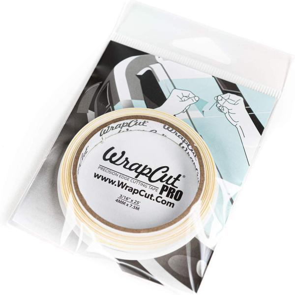 【商品概要】カッターナイフの使用なくカーラッピングフィルムのカットが可能な商品です。また、型取りも不要となります。直線のみならず、曲線も簡単にカットが可能です。スタンダードタイプのラップカットと比べて、テープ幅が1mm太い粘着強化タイプとな...
