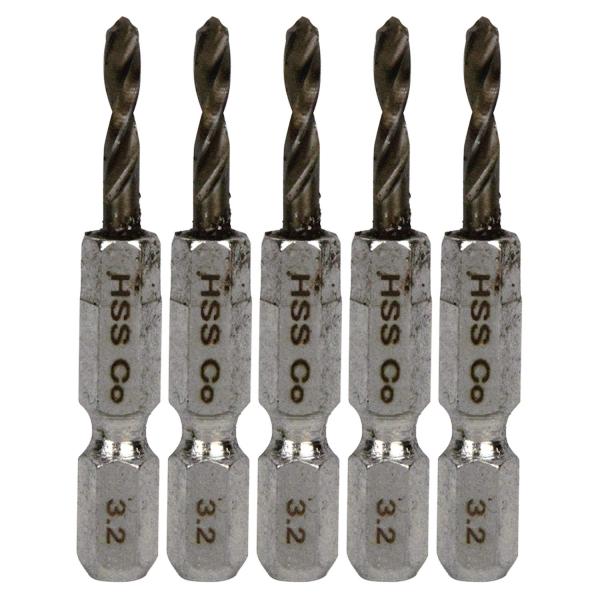 【商品概要】用途:ステンレス、鉄の穴あけ特徴1:コバルトハイス鋼(Co-HSS)を使用し、高温時の耐摩耗性が高く、ステンレス鋼の切削に最適特徴2:六角軸のためインパクトドライバーなどのチャックに直接セットできるサイズ:3.2mm、軸:六角軸...