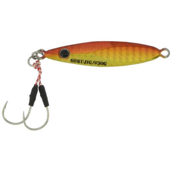 【商品概要】カラー:レッドゴールド重量:30gサイズ:62mm対象魚:ジグパラ、メタルジグ、ショア、ジギング、青物、シオ、シイラ、カマス、シーバス、岸ジギ【商品説明】【商品詳細】ブランド：GOKUSPE商品種別：スポーツ＆アウトドア商品名：...