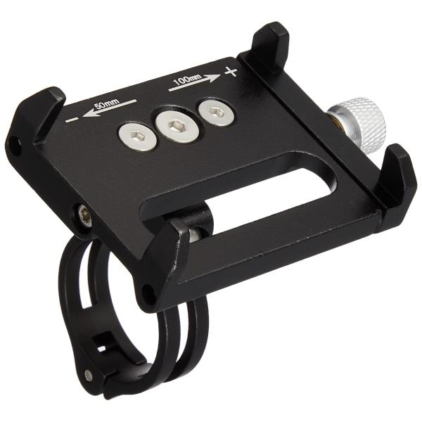 【商品概要】アルミCNC加工による堅牢ボディ。アルミボディ+シリコンバンドで大切なスマホをしっかりホールド取付スマートフォンサイズ:約50-100mm取付方法は2種類(ハンドル取付、トップキャップ取付)クランプ対応ハンドル径(3種類・スペー...