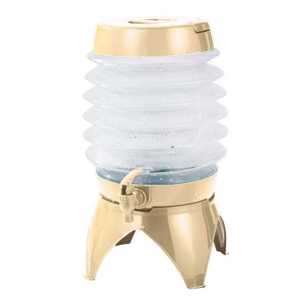 【商品概要】サイズ:約20×25×41cm(使用時)、約φ25×15cm(収納時)容量:約7.5L材質:本体:ポリプロピレン樹脂、蛇口部:ポリプロピレン樹脂、シリコン、スチールコック式で注ぎやすい注ぎ口コンパクト収納が可能!組み立てる必要が...