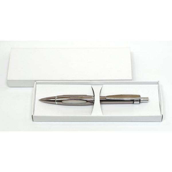 【商品概要】全身をグラファイト塗装の真鍮パーツで固めた圧倒的なスタイルと迫力を誇るノック式シャープペン。消しゴム付。2本入(1本づつ紙箱入)本体サイズ:全長141mm×軸径Φ9.5mm,0.5mm芯【商品説明】【商品詳細】ブランド：タキザワ...