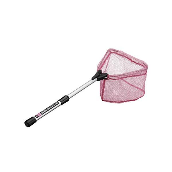 【商品概要】ワンタッチで使用と収納の切替が可能な雑魚すくいネット。コンパクトな全長25cmの状態からレバーをスライドさせるとランディングポジションへ、枠幅20cmの雑魚ネットに早変わり。柄は41cmから53ｃｍの間で伸縮可能、川虫、小エビ、...