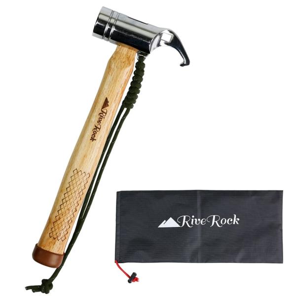 【商品概要】設営、撤収には、しっかりとしたペグハンマーが不可欠です。固い地面や鍛造ペグ、鋳造ペグに対応するには適度な重量のあるハンマーが必要です。高強度炭素鋼ヘッドの為、硬度が高くガンガン打ち込めます。直径３．３ｃｍあり確実にペグを捕らえま...