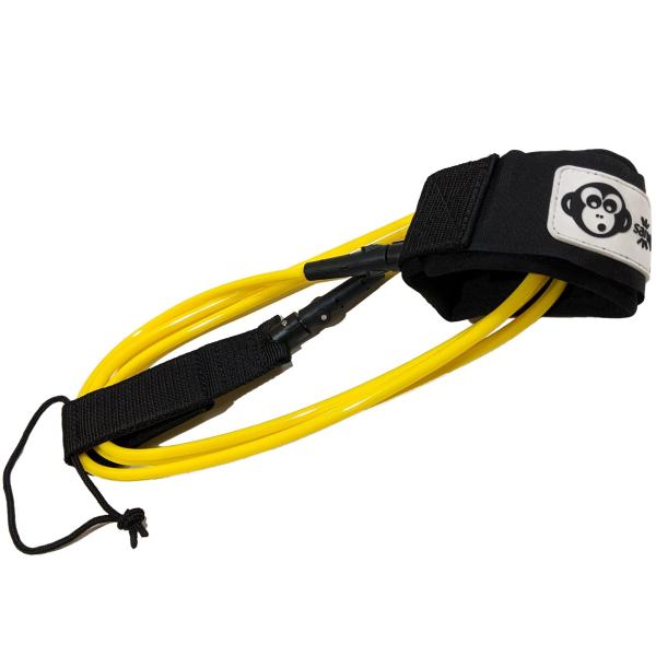 【商品概要】saruSURF リーシュコード サーフボード用 ロングボード用　または　ショートボード用213cm / 7 foot x 7mm　、　台風リーシュです！２xステンレスのスイベル仕様でコードの絡みを防止足首にやさしいソフトタッチ...