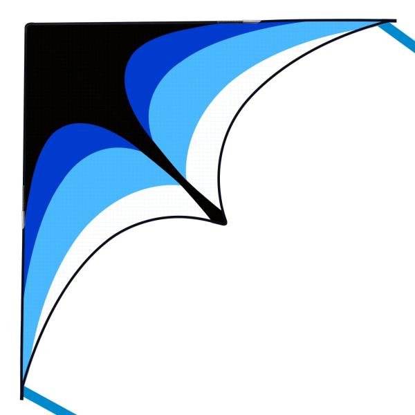 【商品概要】【微風で揚がる】：最もシンプルでクラシックな三角形凧で、初心でも簡単に飛ばすことができます。藍を中心色として、海のような自然の感じです。それほど風が強くない日でも飛ぶので、子供でも簡単に遊ぶ事が出来ます。お値段以上の耐久性が持っ...