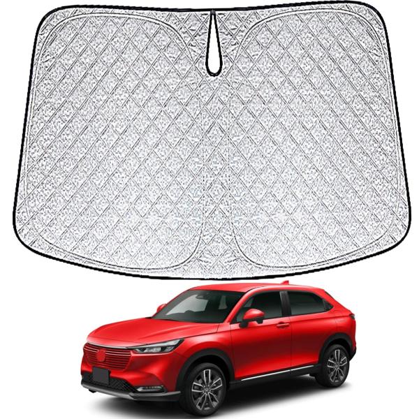 【商品概要】【対応車種】ホンダ 新型 ヴェゼル RV系 VEZEL RV3 RV4 RV5 RV6型（ご購入前に、お車がこの製品に合っているかどうか、よく確認してください。）【6層構造*高品質素材】6層構造は断熱効果があり、特に夏には、まば...